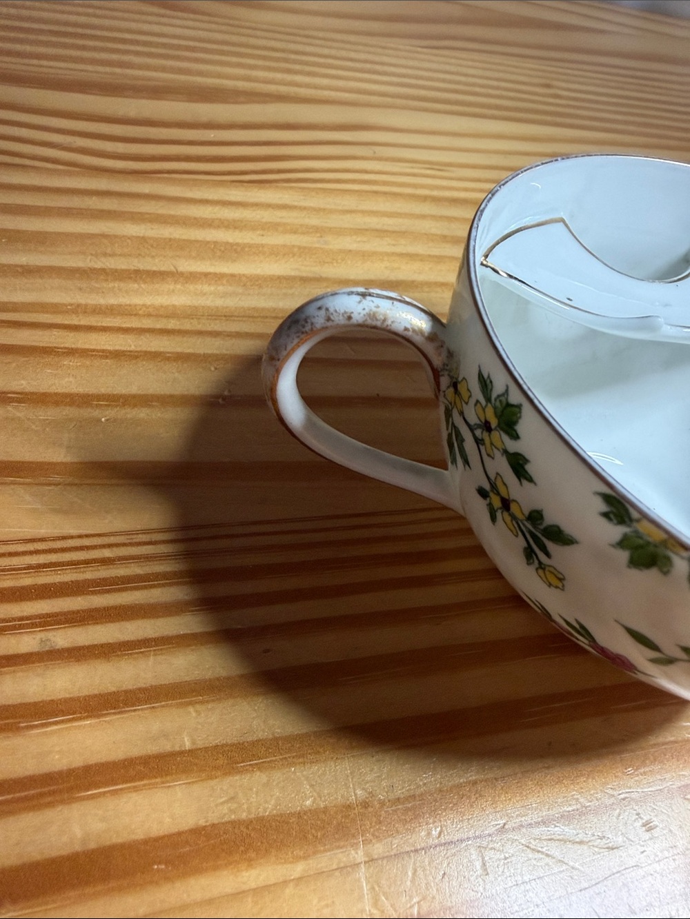 Antique Limoges France T&V Mustache Cup and Saucer Set Floral 1907-1919 - Picture 10 of 11